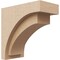 Ekena Millwork 6"W x 12"D x 12"H Classic Rivera Rough Cedar Woodgrain TimberThane Corbel, Primed Tan CORUR06X12X12RIVRCPR - alternate 1
